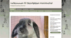 Desktop Screenshot of kaninhotel.dk